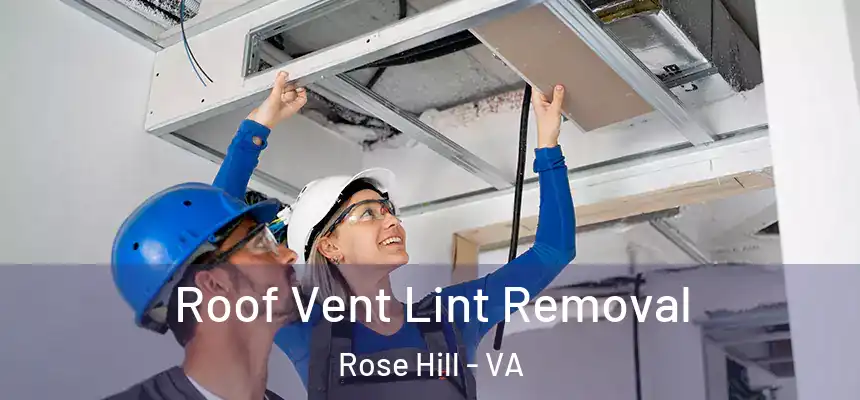  Roof Vent Lint Removal Rose Hill - VA